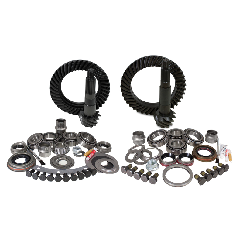 Jeep TJ Differential Install Kit - Front + Rear - Yukon Gear & Axle - Dana 30 Front/Model 35 Rear, 4.56 Ratio - `97-`06